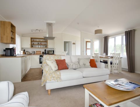 Living and dining areas