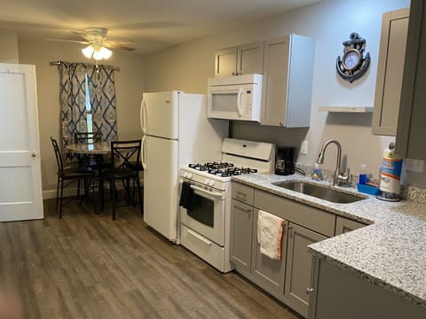 Kitchen with dining table 