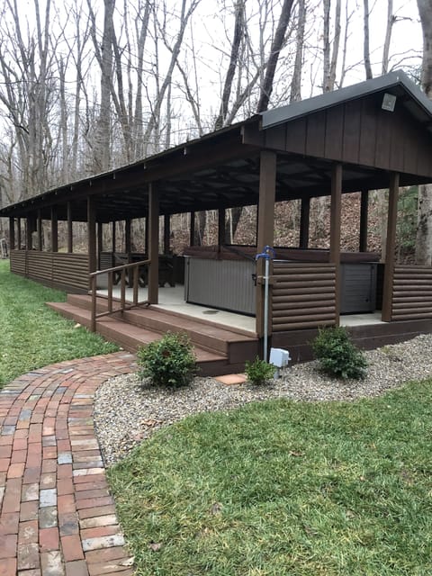 Pavilion with Hot Tub