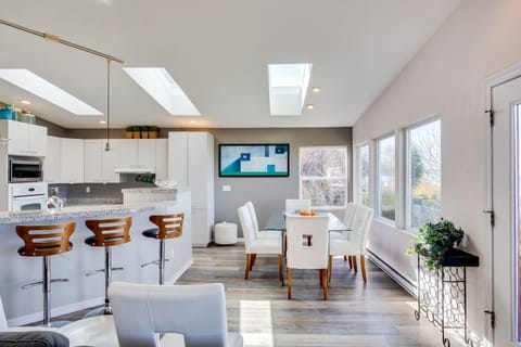 Spend time together in the open concept.