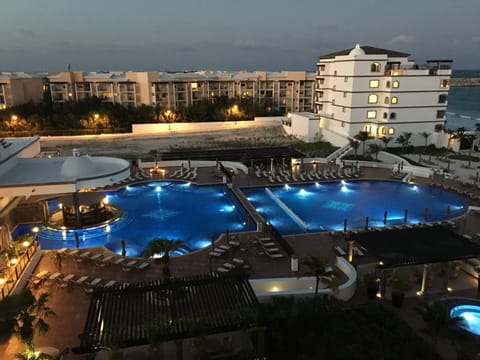 Resort Pool at Night