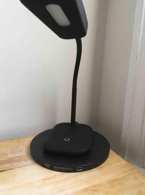 There are 3 lights like this with 2 USP ports in the base.