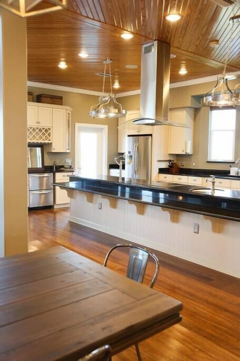 Dining room bar with seating for additional 8