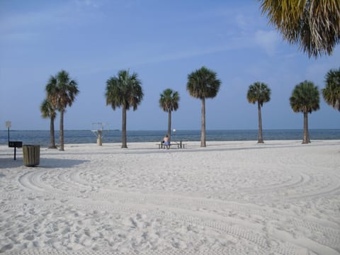 Sun loungers, beach towels