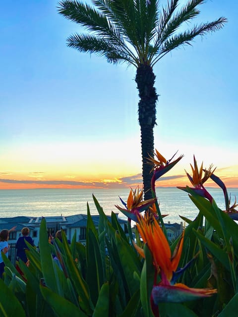 Walk across the street to enjoy the beautiful sunsets at Strands Beach