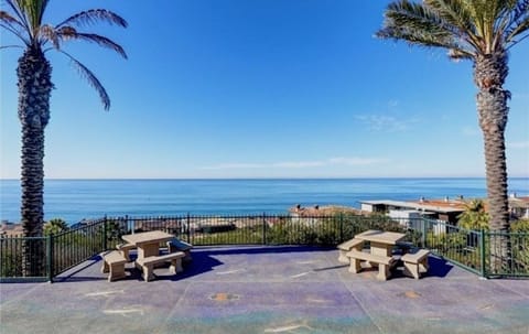 Enjoy your morning coffee or tea across the street from the condo complex