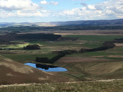 Beautiful view from Monks Rigg, a popular local walk