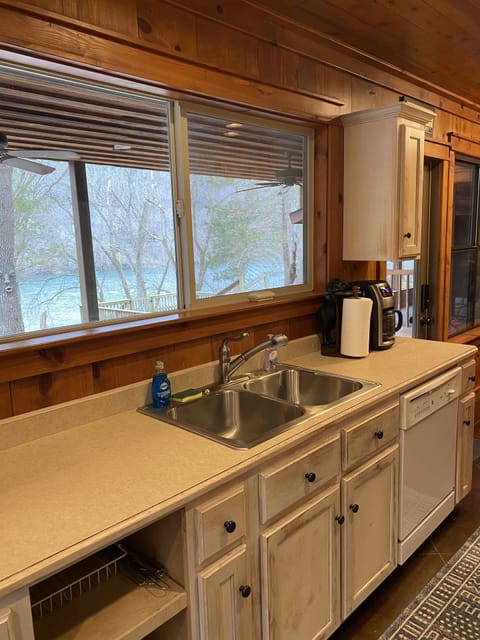 1 of 2 Kitchens. Opens to back porch and the perfect spot to prep for grilling. 