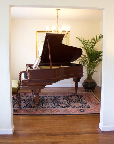 The music conservatory featuring the 1893 grand piano.