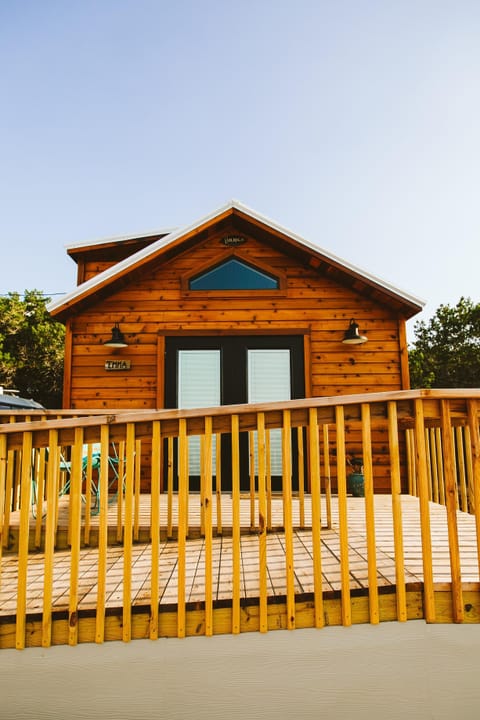 Entry ramp from parking space into villa.