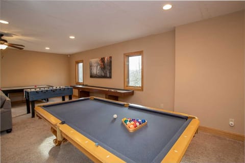 Game Room with Four Game Tables!