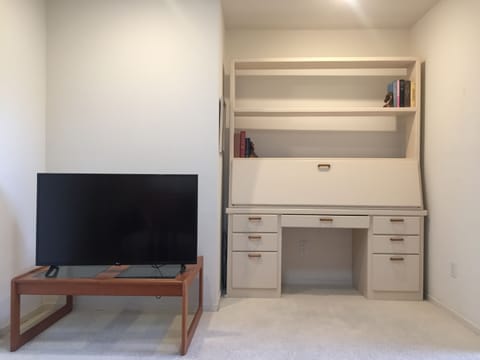 Den - tv and desk area