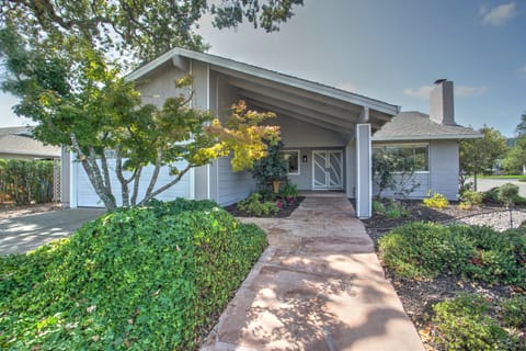 Front entrance - two car garage access