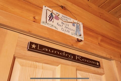 Laundry Room in Cabin
