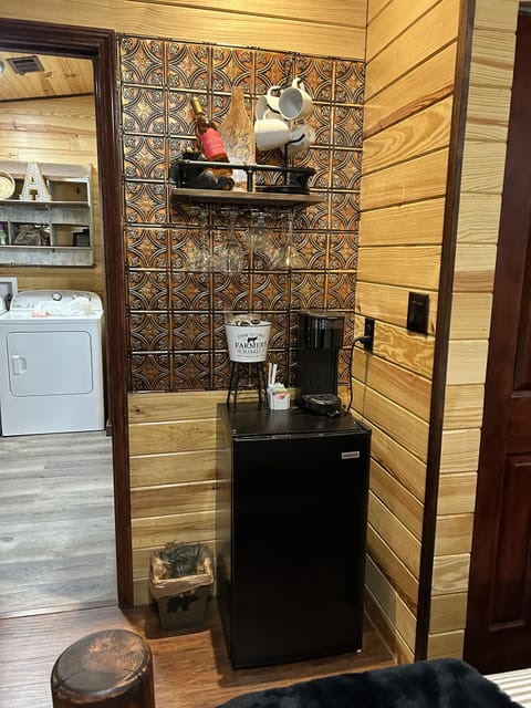 COFFEE BAR WITH MINI FRIGE IN MASTER BEDROOM