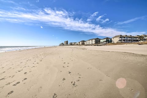 On the beach