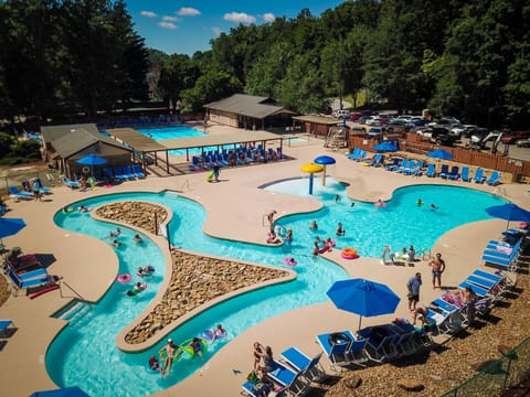 Indoor pool, outdoor pool