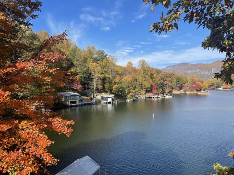 Fall on the lake is the most beautiful time of year.