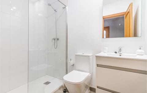 Combined shower/tub, hair dryer