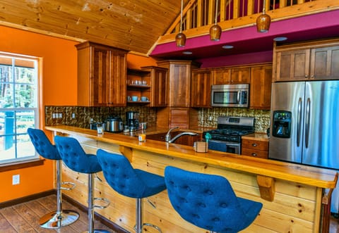 A well stocked kitchen with Instant Pot, Rice Cooker and pour over coffee