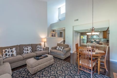 Living Room & Dining Area