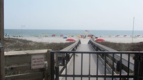 On the beach