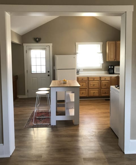 Fully equipped kitchen with plenty of natural light