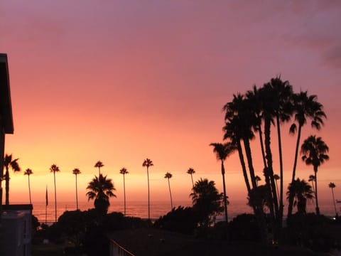 sunset view from patio