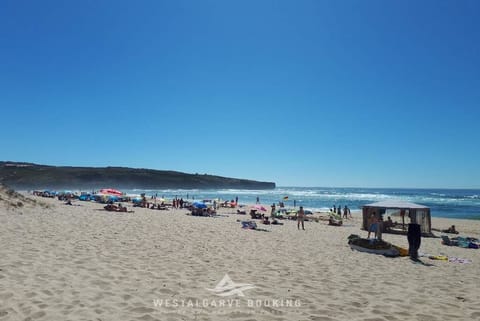 Beach nearby, sun loungers