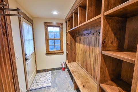Mud room with plenty of room for all your gear