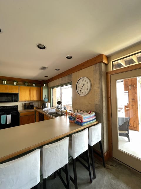 Is it cold outside? Sure. Is the hot-tub hot? YUP, grab a towel!