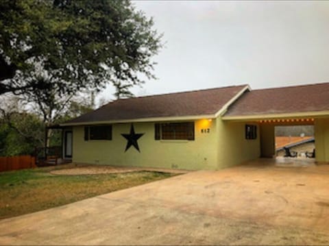 The carport fine for parking under or hanging out.