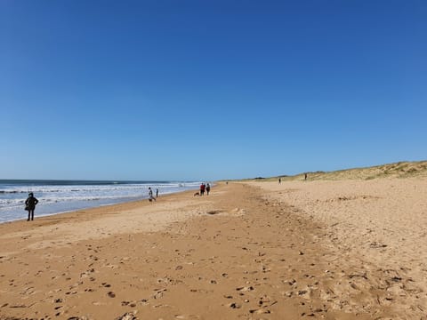 On the beach