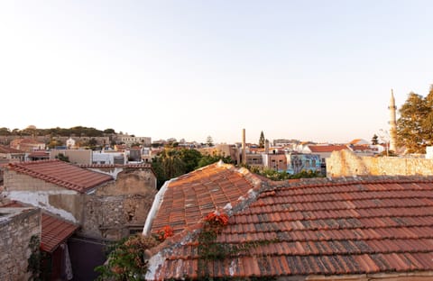 This nice view of the town of Rethymno, comes from the nice private terrace!