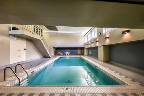 Indoor pool, a heated pool