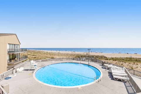 Sea Colony beachfront condo with twelve pools, two hot tubs, & balcony ...