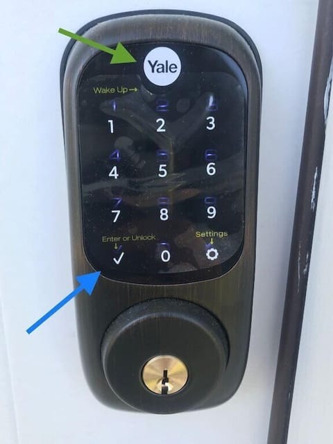 Keyless entry keypad