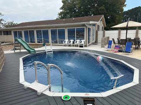 Enjoy the pool on those hot summer days