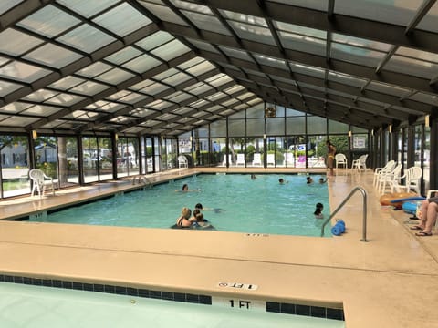 Indoor pool, outdoor pool