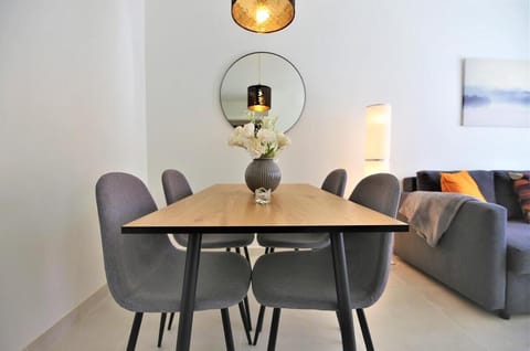Beautiful dining area off the lounge with seating for four guests