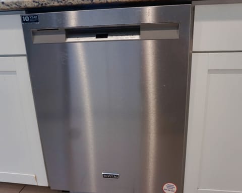 Brand new Maytag dishwasher was installed in 2022.