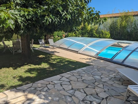 Indoor pool, outdoor pool