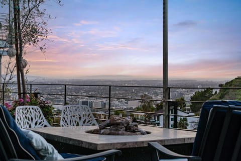 Your views from the Hollywood Hills over Beverly Hills to the Pacific Ocean