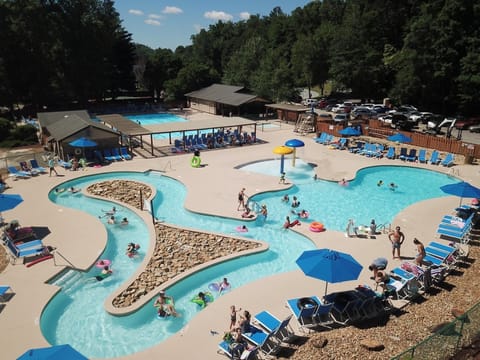 Indoor pool, outdoor pool