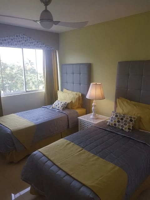 2 bedrooms, in-room safe, iron/ironing board, WiFi