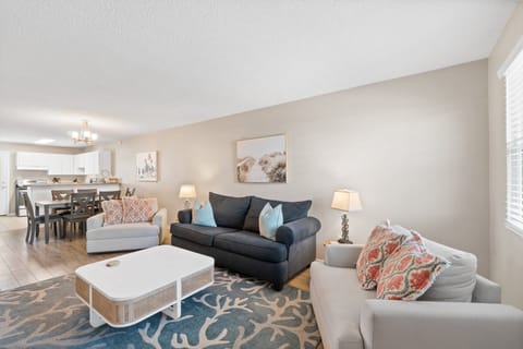 Relax in the living area with a sleeper sofa, cable smart TV for ultimate comfort and entertainment!