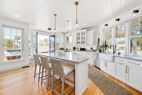 Gourmet Kitchen with Island Seating
