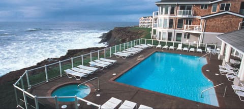 Indoor pool, outdoor pool