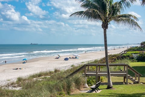 On the beach, beach towels