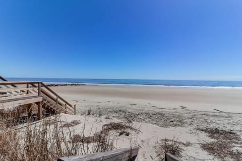 On the beach